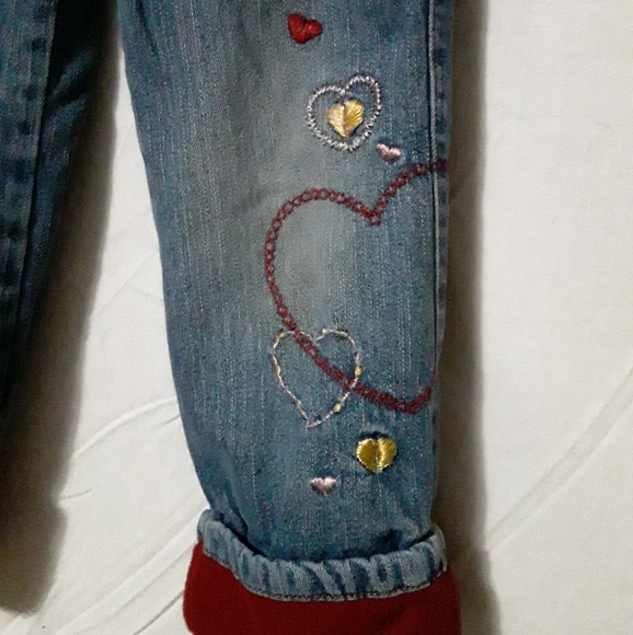 Wonder Kids size 4t fleece lined jeans. - Picture 2 of 5